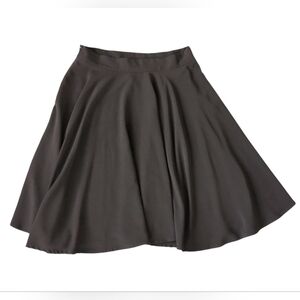 Women's Flowy Black Midi Skirt (Size L)